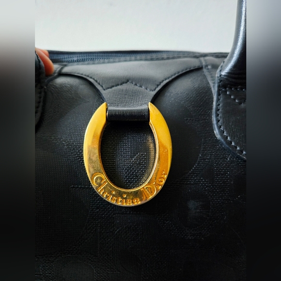 Christian Dior Black Oblique Trotter Boston Bag - Picture 3 of 16